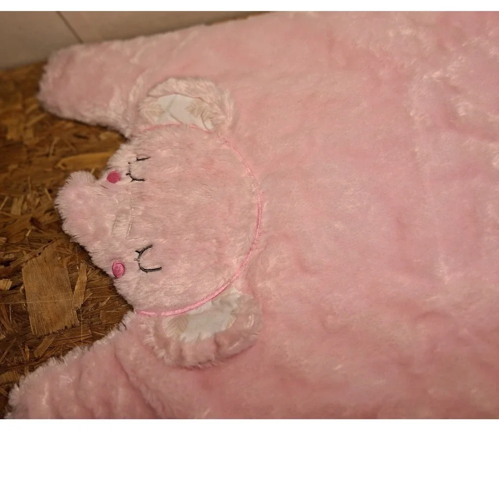 Always Loved by Rene Rofe Pink Elephant Plush Baby Security Blanket AFP443G01